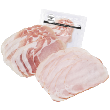 Bacon of ovengebakken casselerrib
